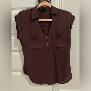 Dusty purple top/blouse